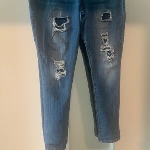 Jeans and sweater set, 16 pants and xxl off the shoulder sweater… great outfit!!